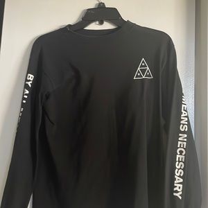 HUF long sleeve shirt.